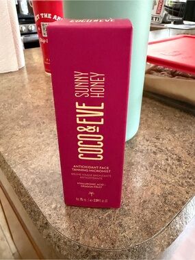 Coco & Eve Sunny Honey Antioxidant Face Tanning Micromist, sealed and unused